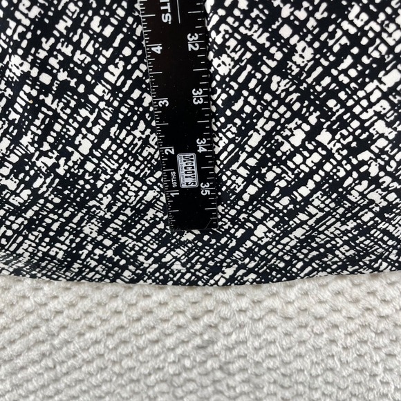 Lauren Ralph Lauren Dress Sheath Black White Career 3/4 Sleeve Size 6 - Picture 5 of 8